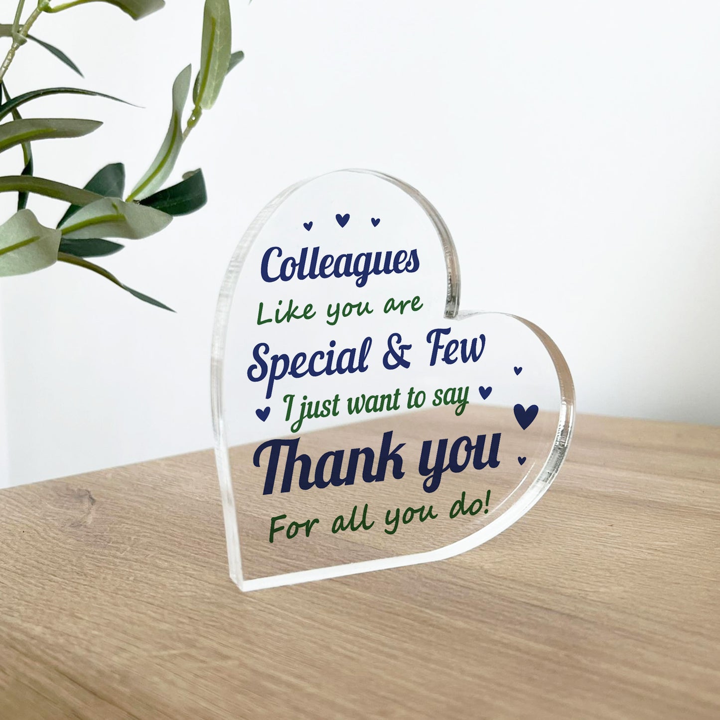 Gift For Colleague For Biirthday Christmas Acrylic Plaque
