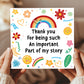 Teacher Thank You Card End of School Term Appreciation Card