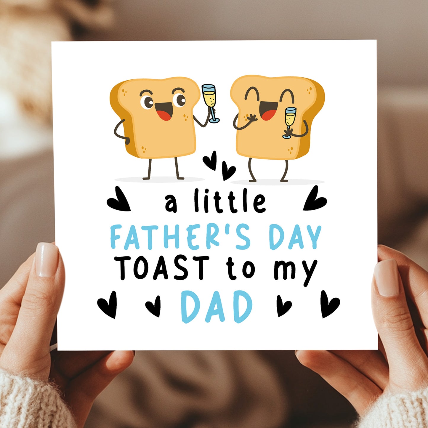 Fathers Day Novelty Card For Dad Happy Father's Day Card