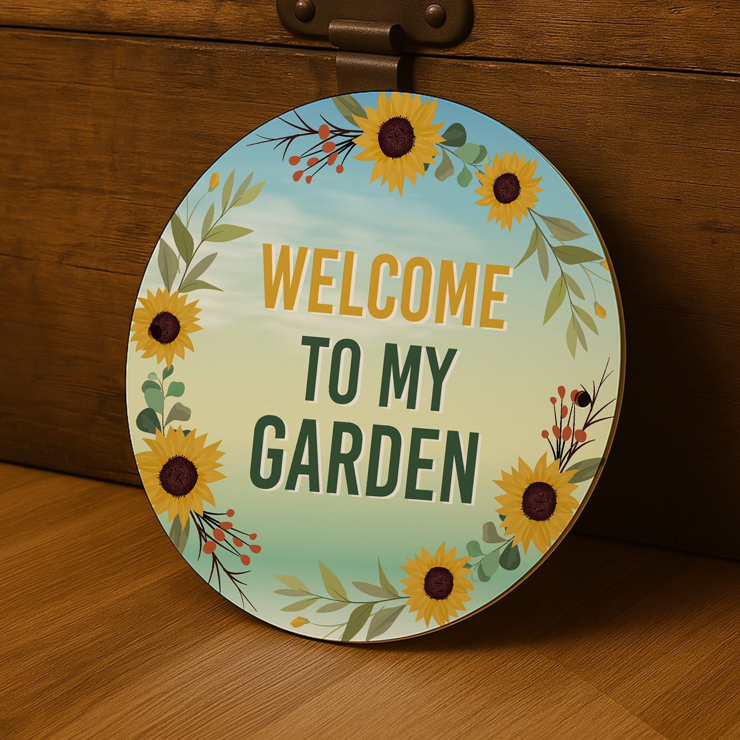 Novelty Garden Sign For Outside WELCOME TO MY GARDEN Plaque