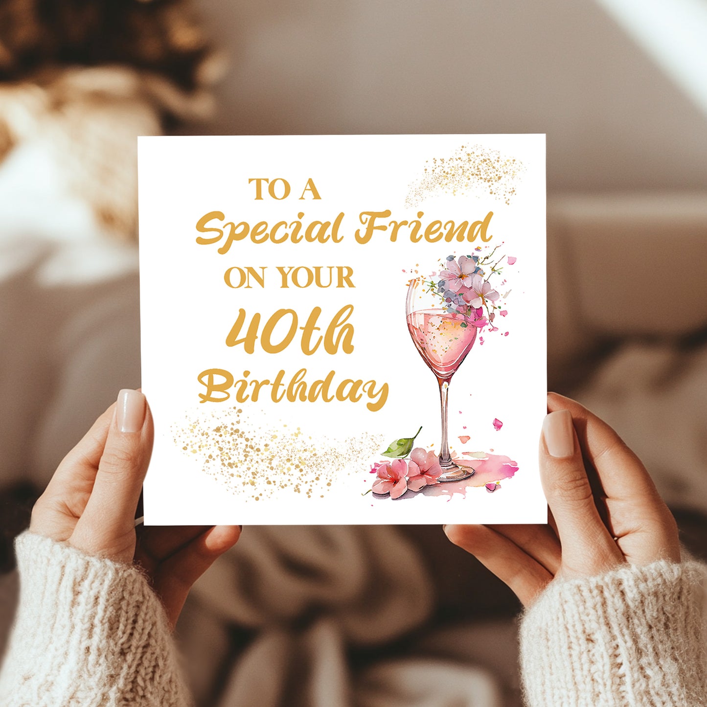 Special 40th Birthday Card for Mum Auntie Friend Best Friend