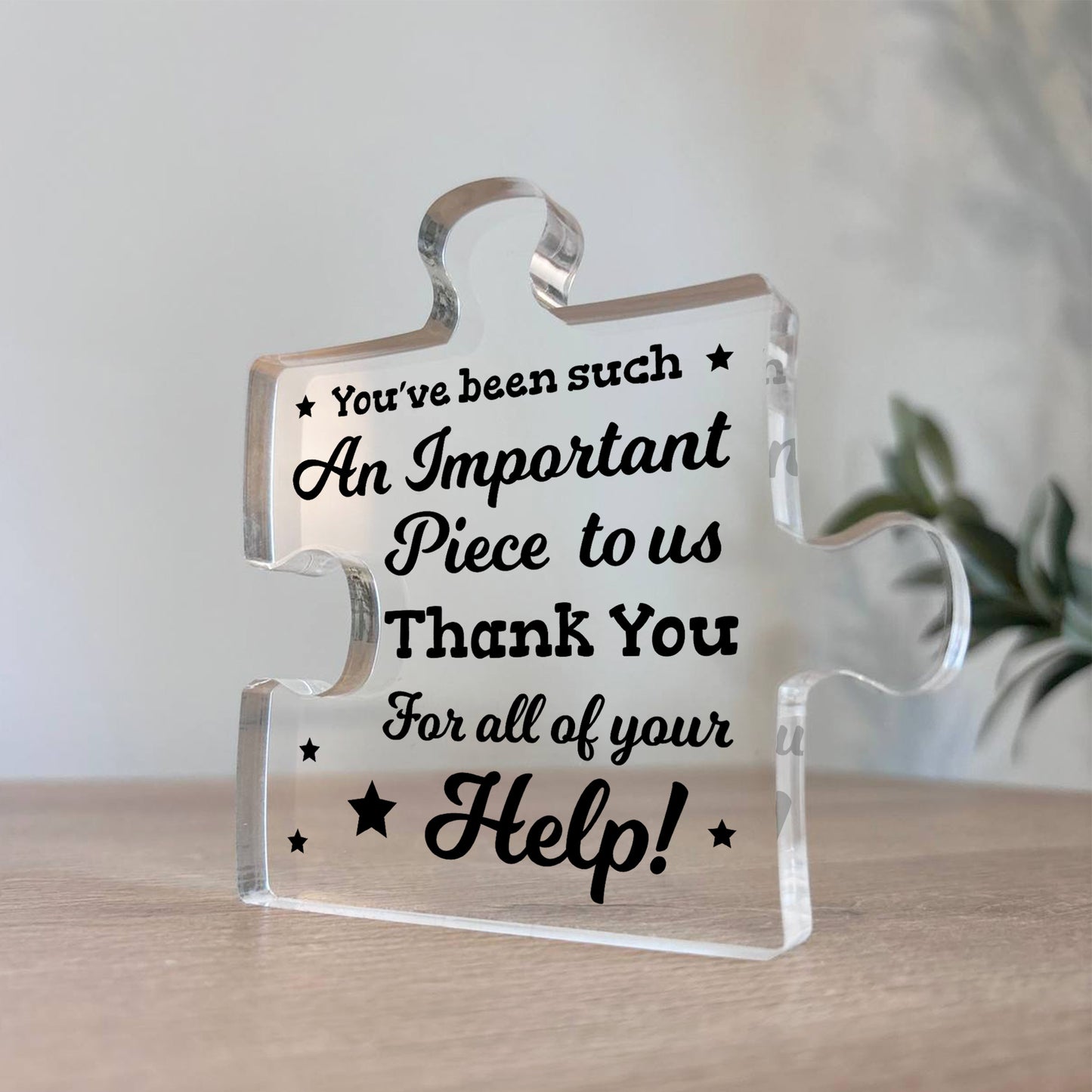 Thank You For Your Help Gift For Teacher Nurse Volunteer Carer