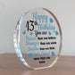 13th Birthday Gifts For Son Grandson Nephew Acrylic Plaque