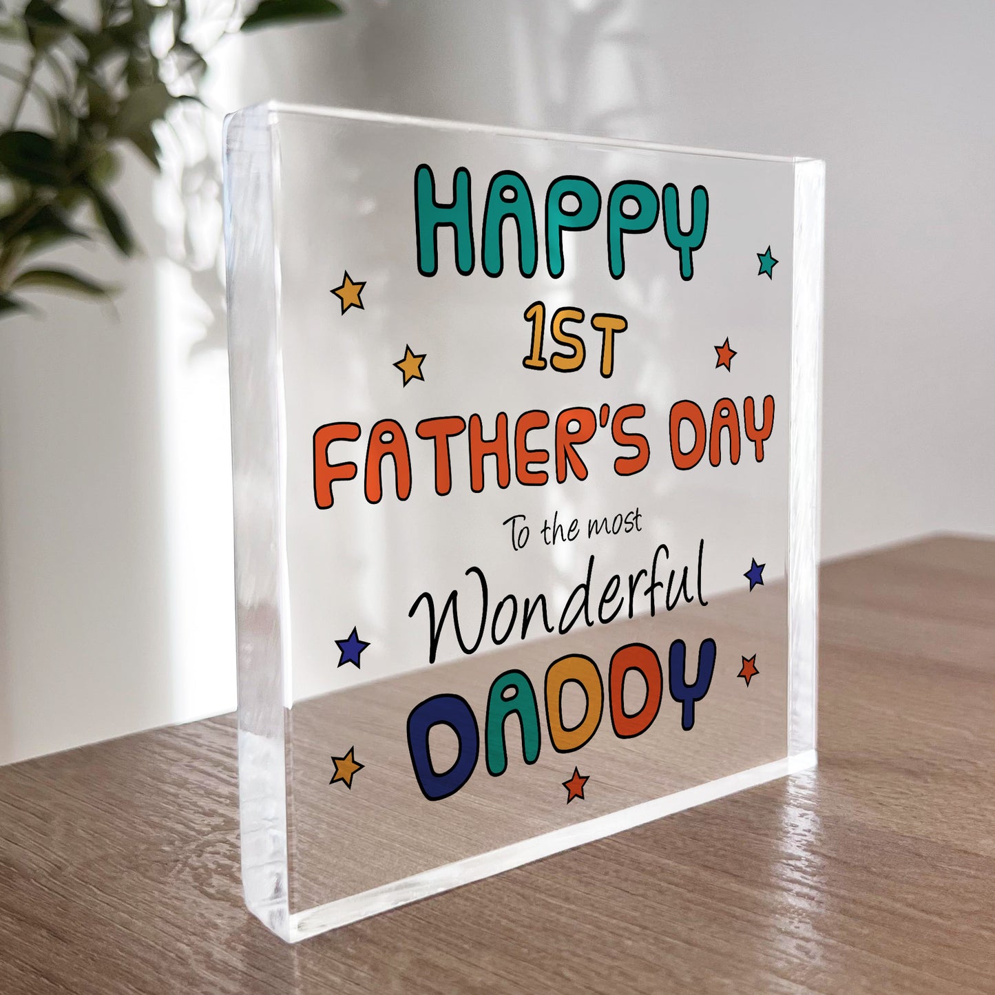 Happy 1st Fathers Day Gift For Daddy From Daughter Son New Baby