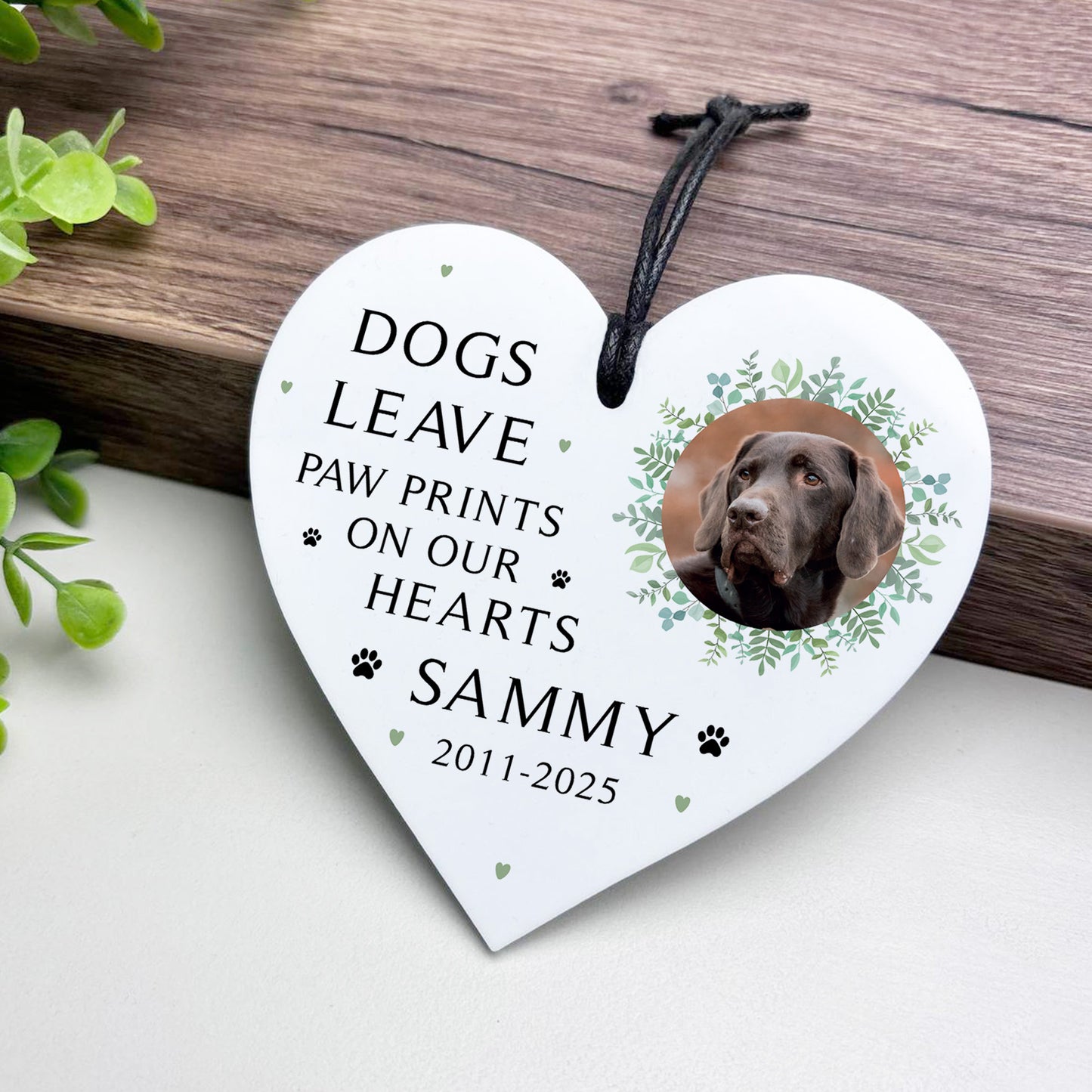 Personalised Dog Memorial Photo Plaque Gift For Dog Lover