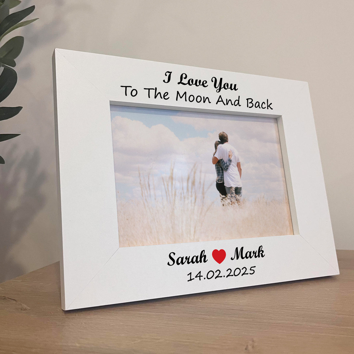Personalised I Love You To The Moon And Back Gift For Boyfriend