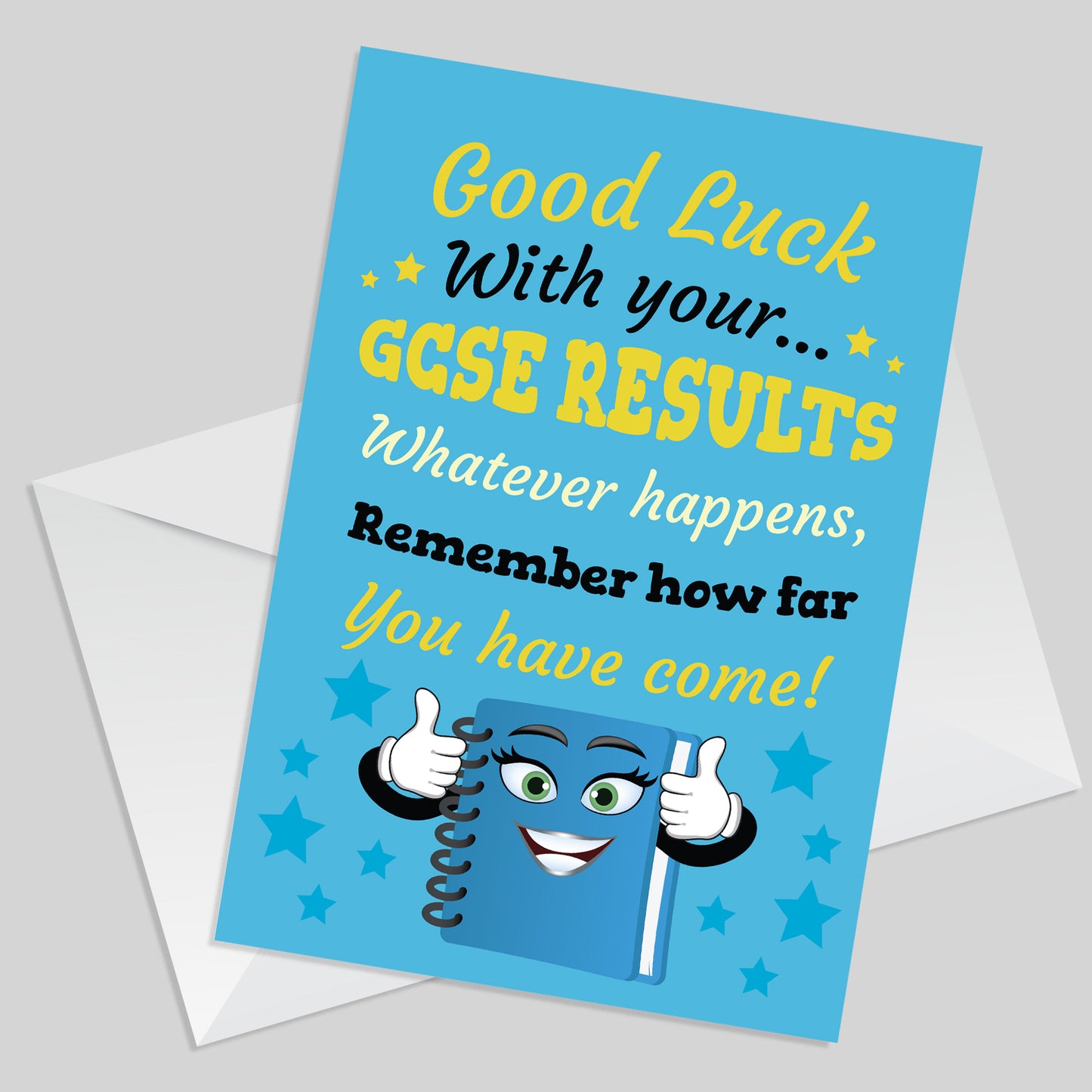 Card For GCSE Results Day GOOD LUCK Cards For Daughter Son