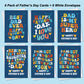 Fathers Day Card For Dad Pack Of 6 Cards For Dad Greetings Card