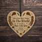 Best Nan Gifts For Christmas Wood Heart Tree Decoration Gift