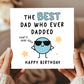 Birthday Card Best Dad Novelty Card Happy Birthday Dad