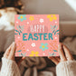 Easter Card, Pink Easter Card, Card For Easter, Easter Wishes