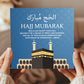 Hajj Kaaba Card Umrah Mubarak Dua Blessings Muslim Islamic Cards