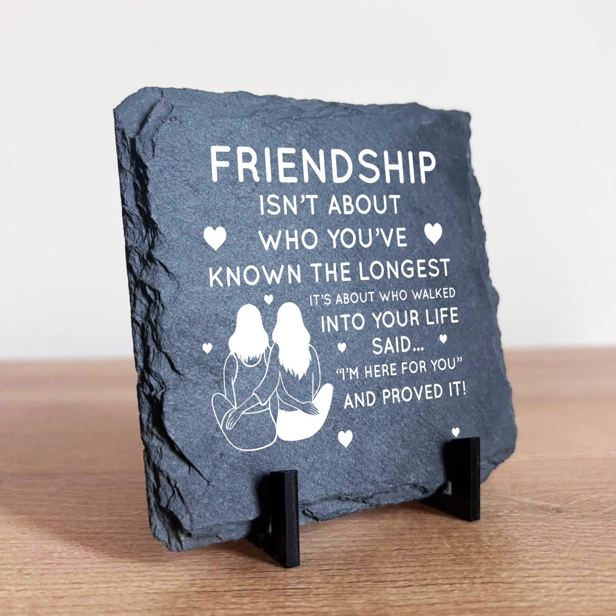 Friendship Plaques Gifts For Women Slate Standing Plaque