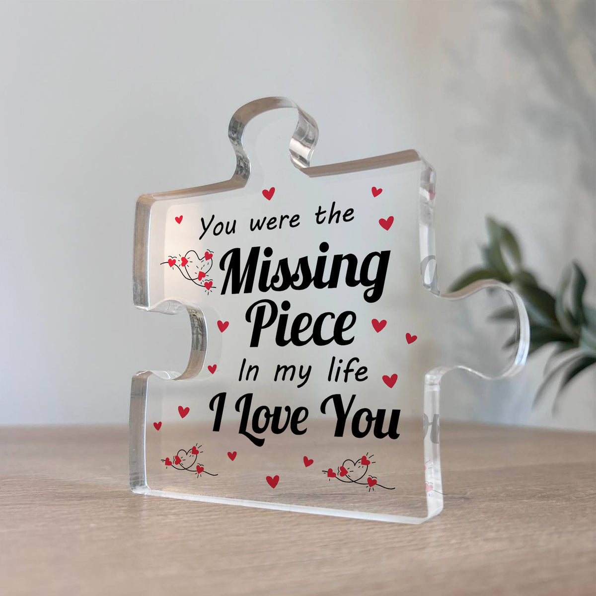 Gift For Boyfriend Girlfriend Husband Wife Missing Piece