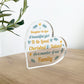 Daughter In Law Gift Loved And Cherished Acrylic Plaque Daughter