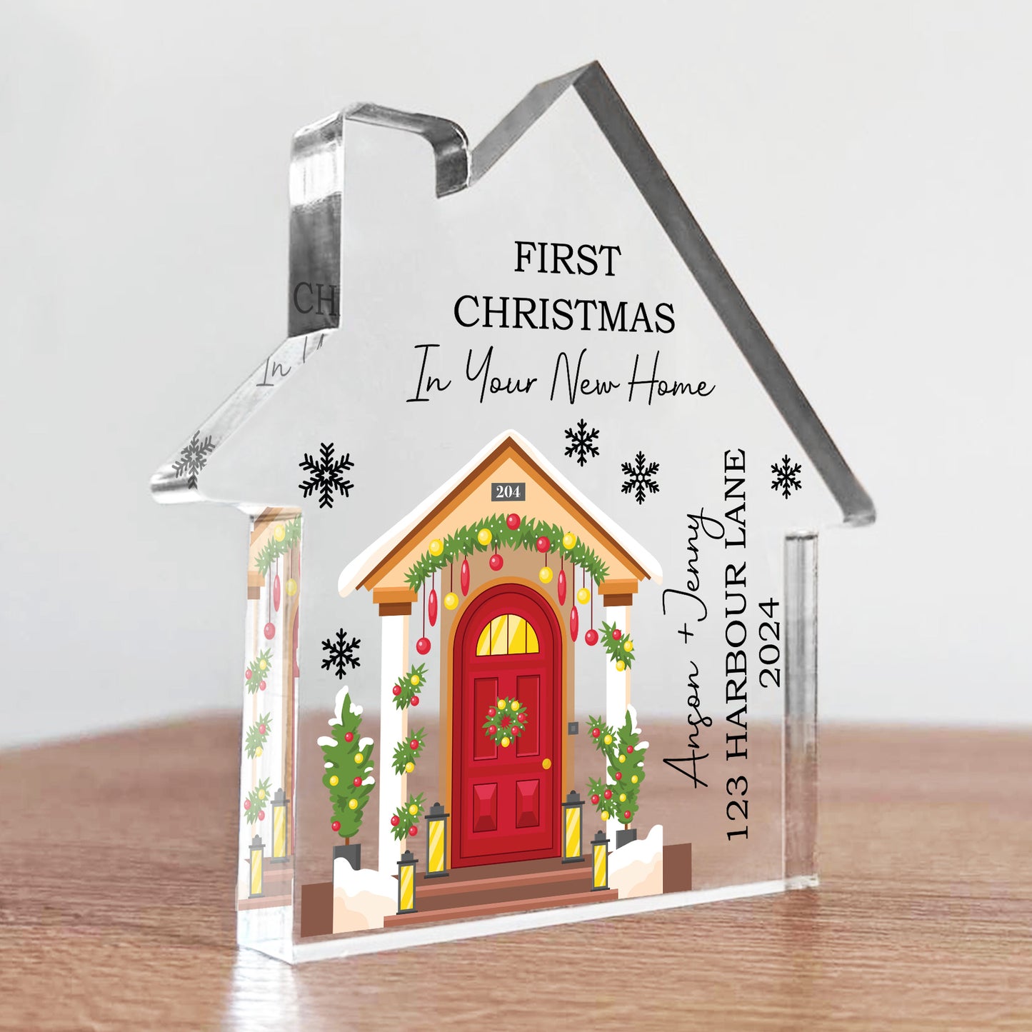 First Christmas in Your New Home Decoration Acrylic New Home