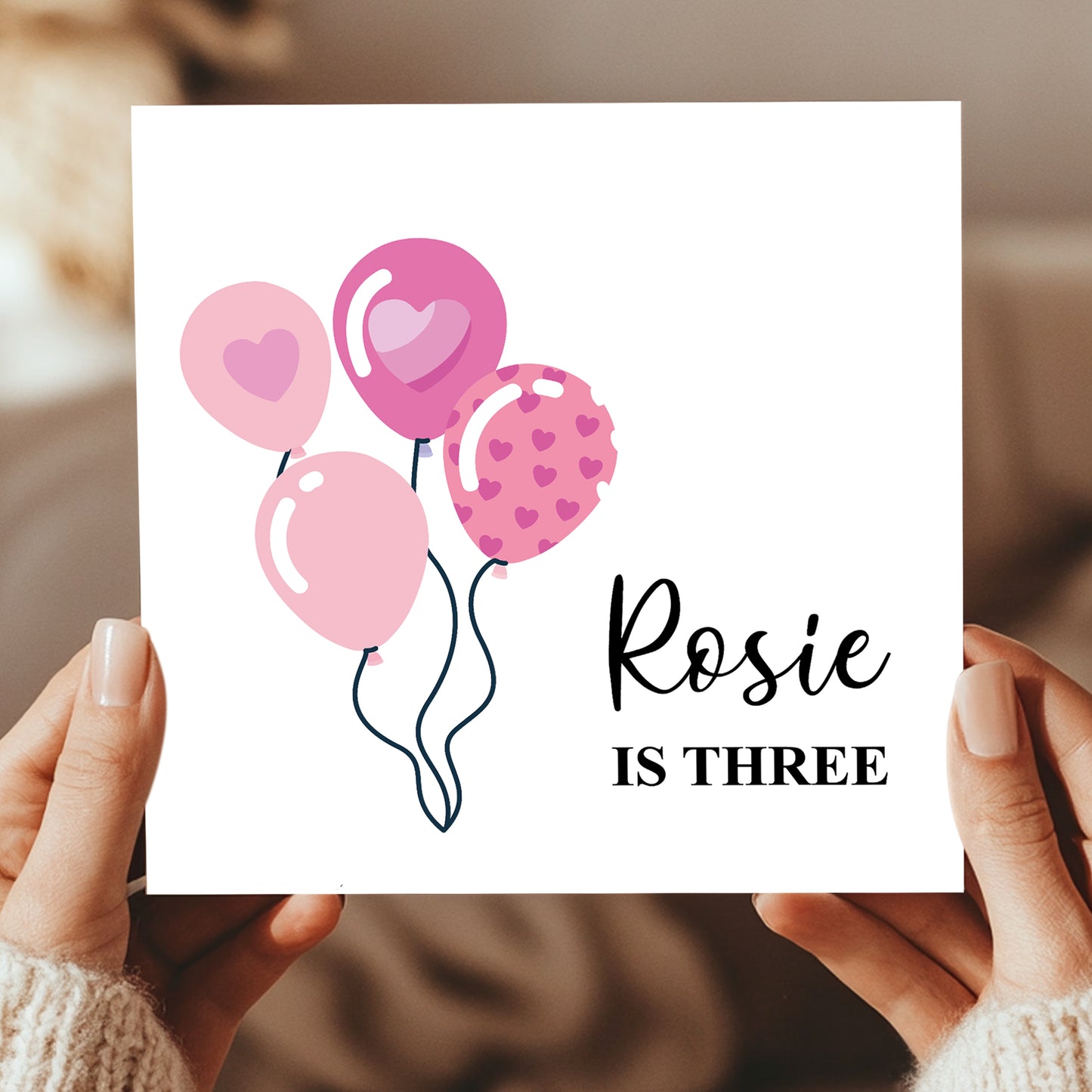 3rd Birthday Card For Daughter Granddaughter Niece Sister Kids