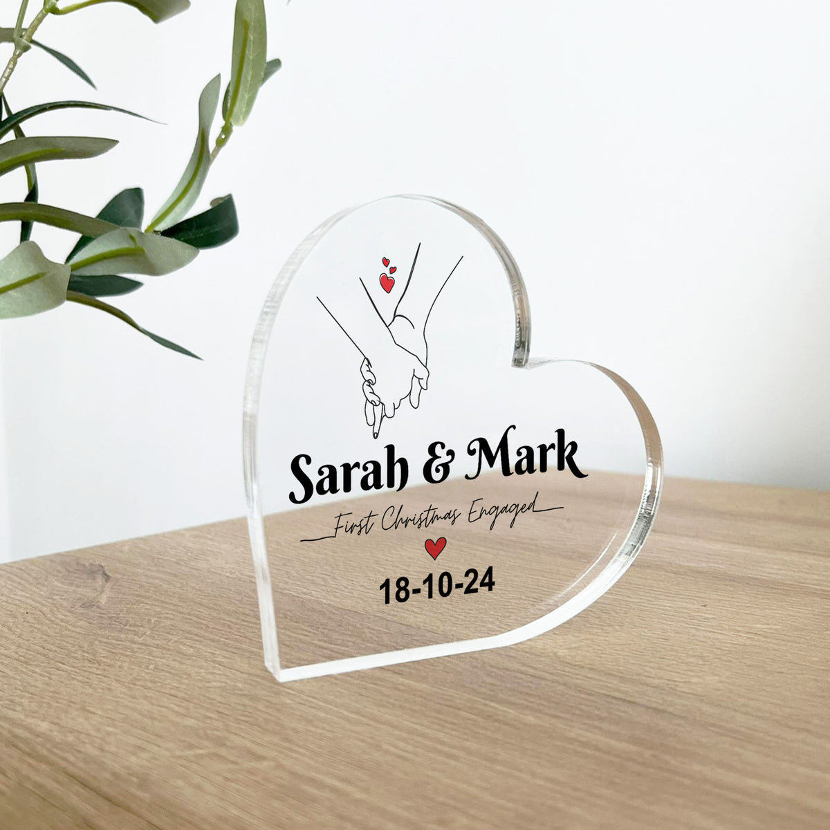 Personalised First Christmas Engaged Engagement Present