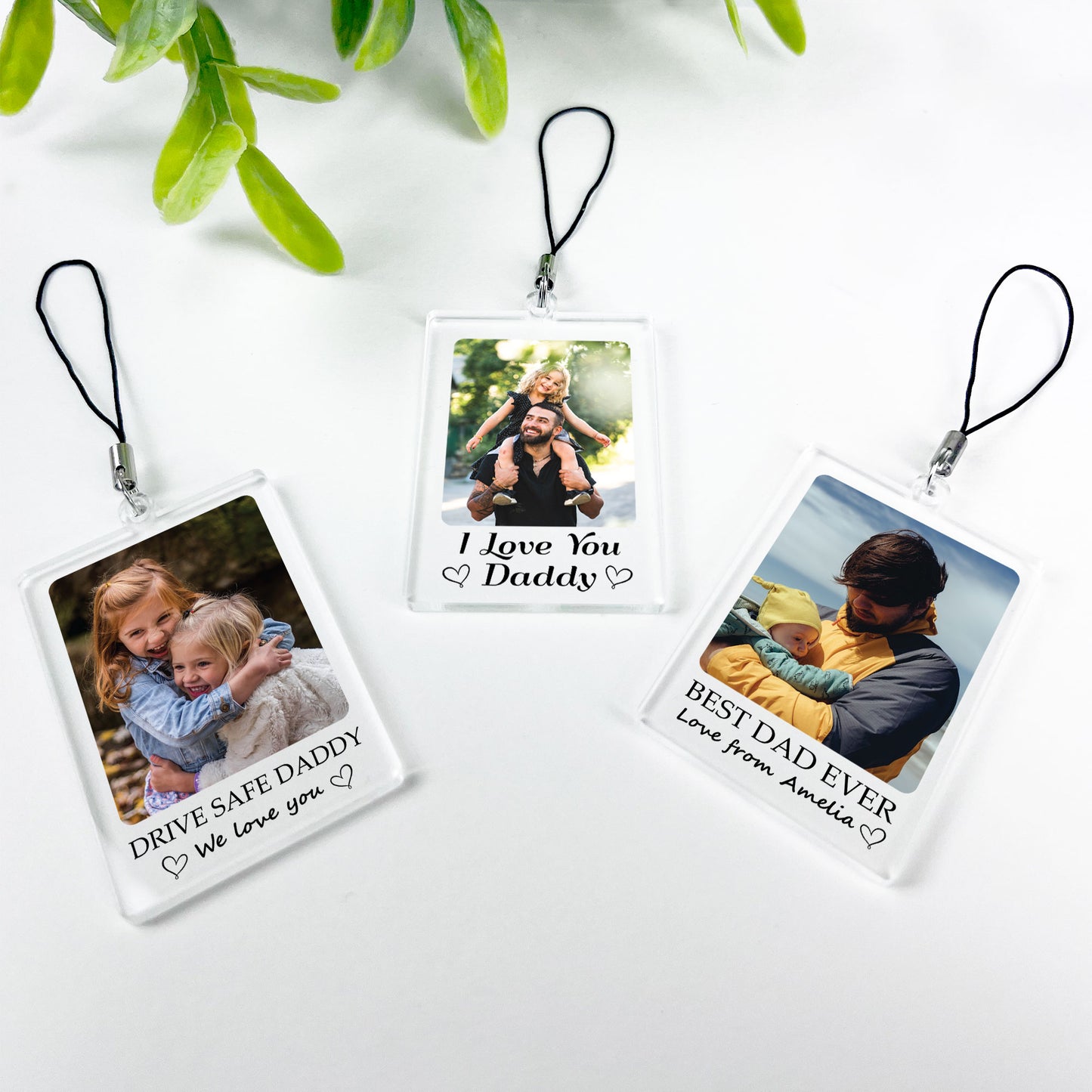 PERSONALISED Birthday Gifts For Her Daddy Dad Keyring