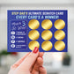 Fathers Day Gift Step Dad Scratch Card Stepdad Birthday Gift