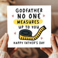Fathers Day Card For Godfather From Godchildren Godparent