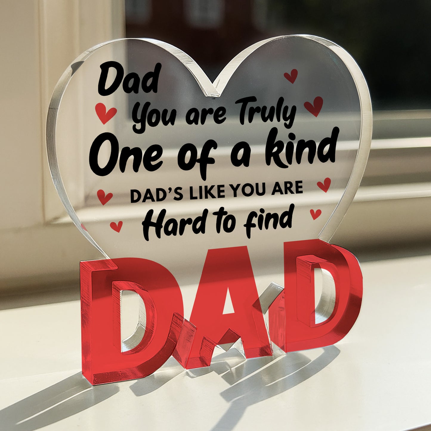 Gifts For Dad Birthday Gifts Acrylic Plaque ONE OF A KIND Dad