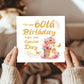 60th Birthday Card Milestone Age 60 Card For Female Mum Nan