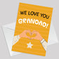 Fathers Day Card For Grandad WE LOVE YOU GRANDAD CARD