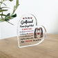 Never Forget That I Love You Gift For Girlfriend Acrylic Plaque