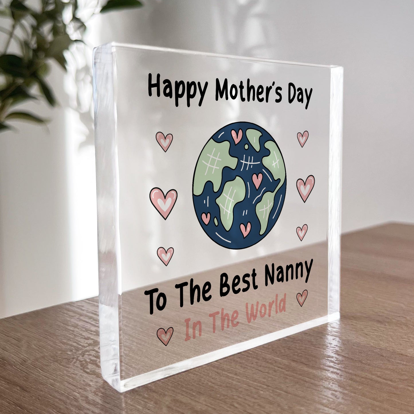 Happy Mothers Day Gift For Nanny Plaque Nanny Gifts