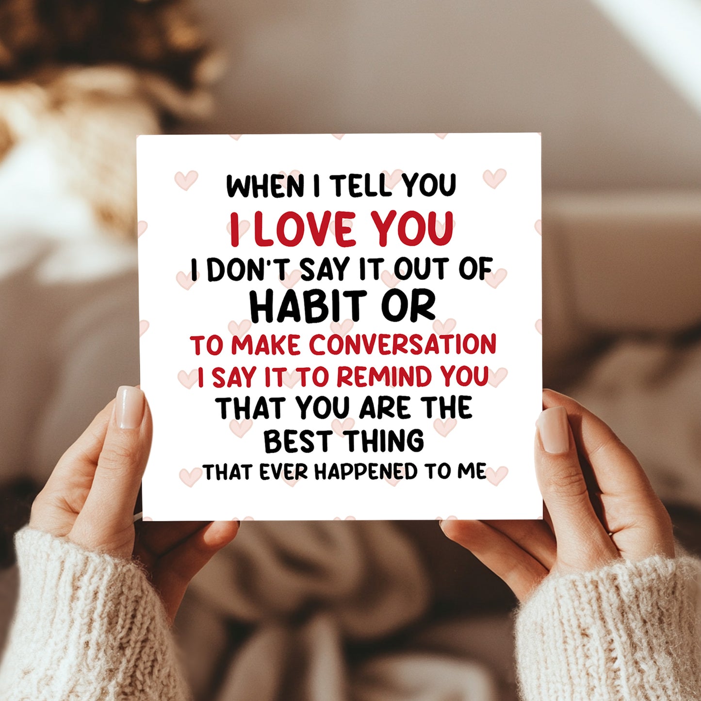 Romantic Card For Valentines Day Anniversary For Husband Wife