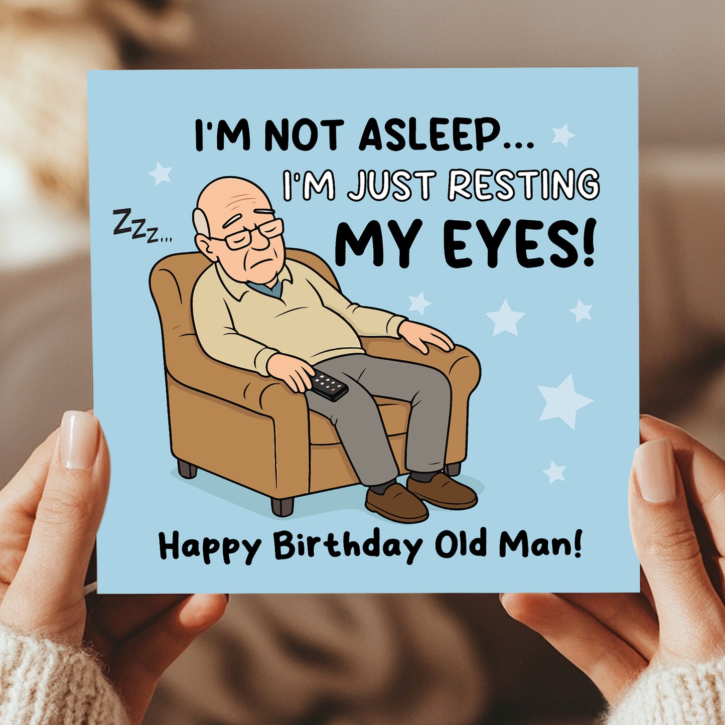 Funny Birthday Card For Dad Joke Card Old Dad From Daughter Son