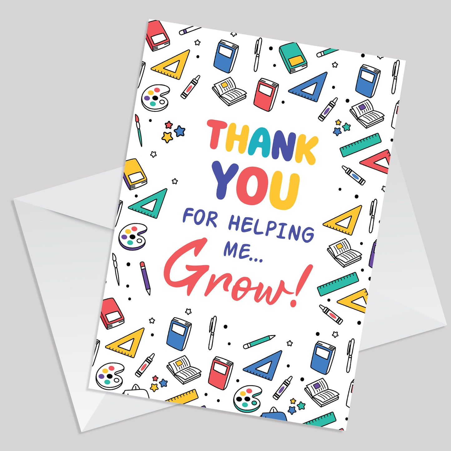 Thank You Cards Thank You For Helping Me Grow Cards for Him Her