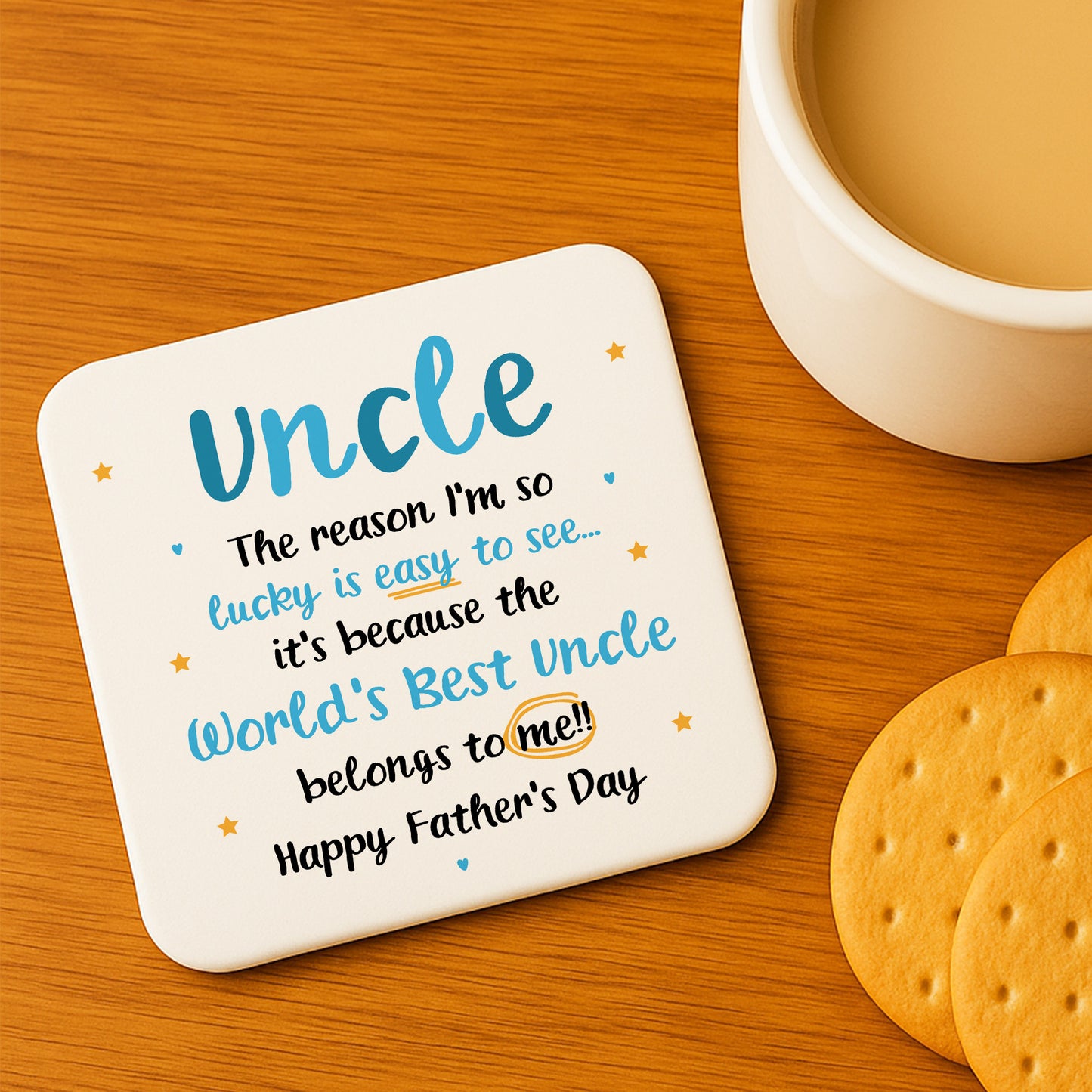 Gifts For Uncle UNCLE COASTER Uncle Birthday Gift For Christmas