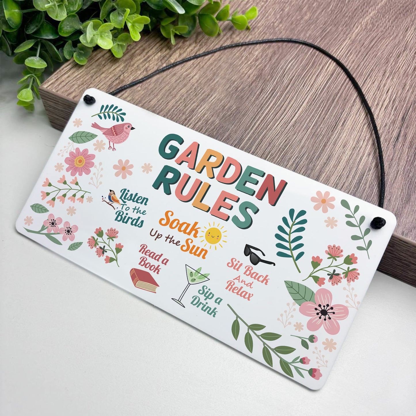 Garden Decoration Garden Signs For Outdoor Novelty Garden Rules
