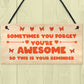 Reminder You Are Awesome Christmas Birthday Gifts for Mum Sister