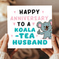 Husband Anniversary Card From Wife Funny Card For Partner