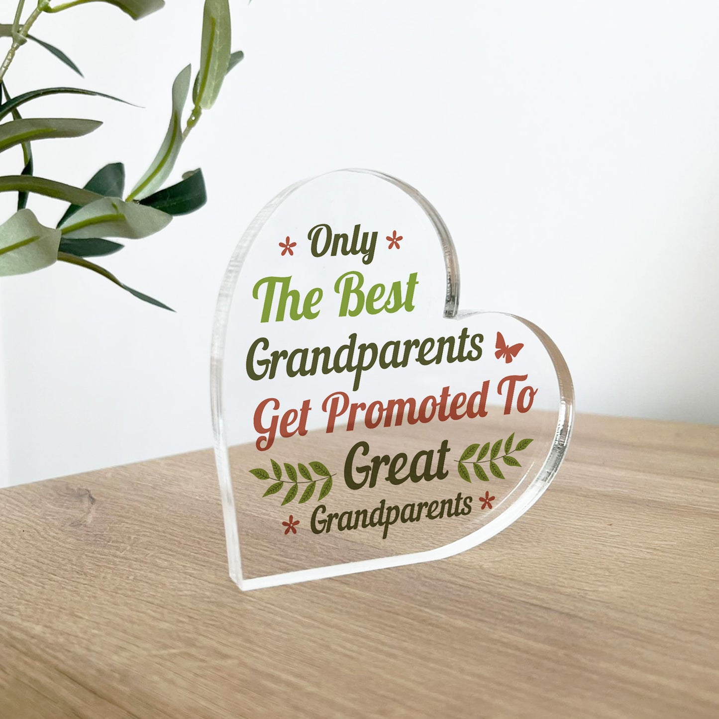 Nanny and Grandad Gift Acrylic Plaque Great Grandparent Gifts