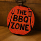 BBQ Sign For Garden Acrylic THE BBQ ZONE Sign For Home Outside