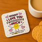 Mummy Coaster I Love You This Much Mummy Gift For Birthday