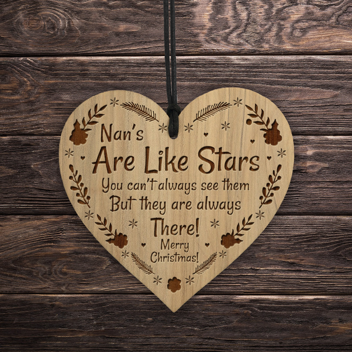 Christmas Gift For Nan Novelty Tree Decoration Bauble Gift