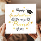 Happy Graduation Card For Daughter Son Proud Of You Card