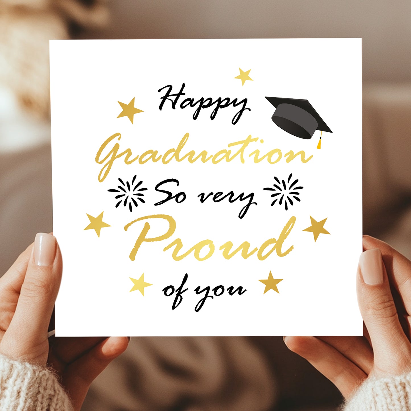 Happy Graduation Card For Daughter Son Proud Of You Card