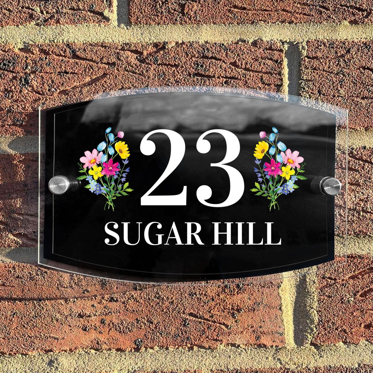 Address Plaque For Wall House Signs Acrylic Door Number Sign