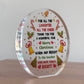 Christmas Gift For Teacher Acrylic Plaque Teaching Assistant
