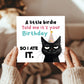 Humorous Birthday Card Happy Birthday Greetings Card Novelty