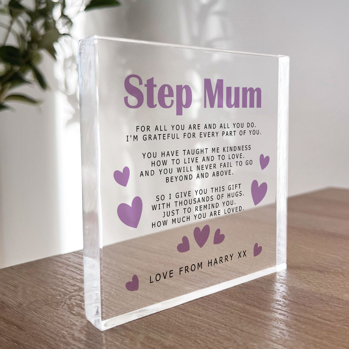 Step Mum Gifts Stepmum Birthday Personalised Gifts For Her