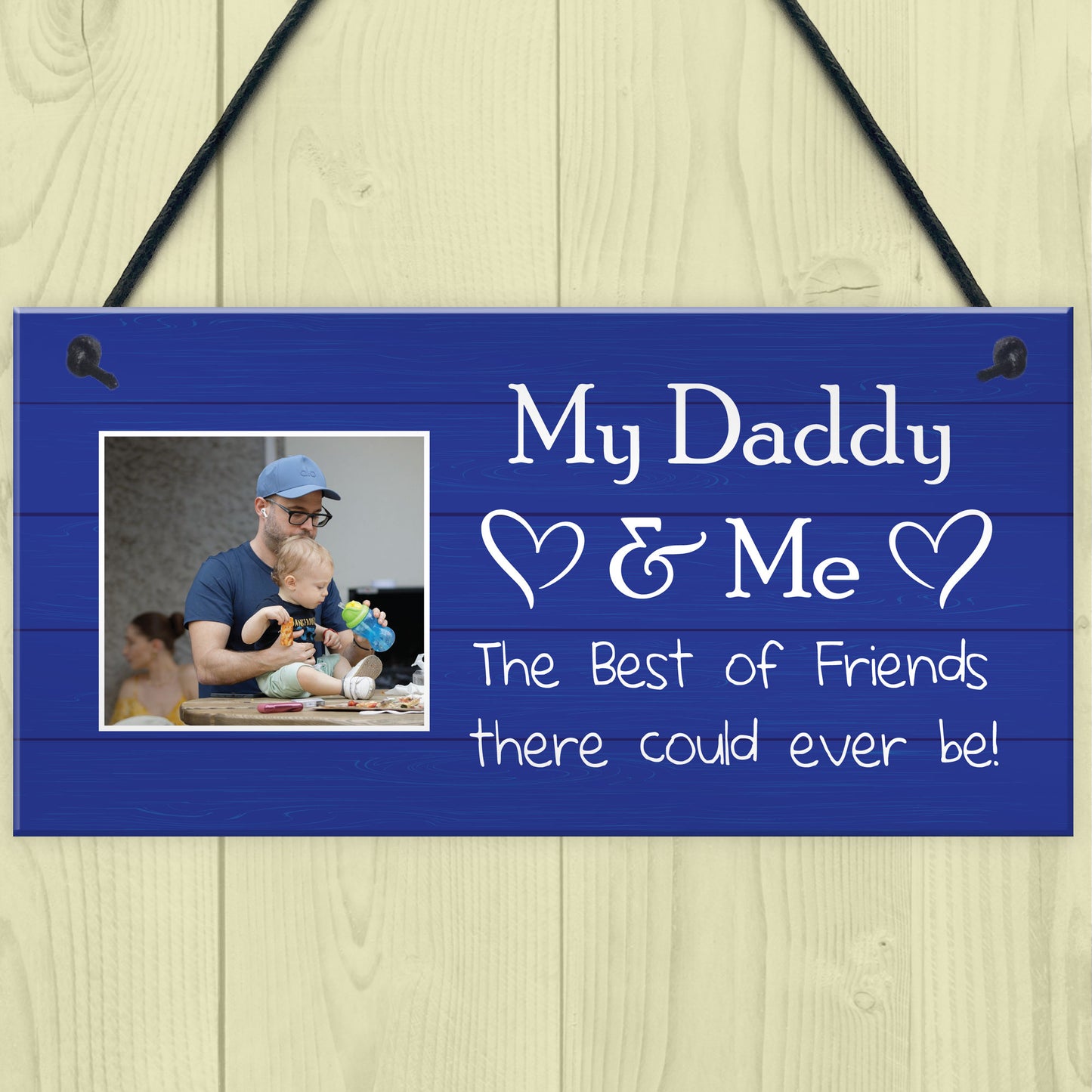 My Daddy And Me Plaque Gift For Daddy For Birthday Christmas