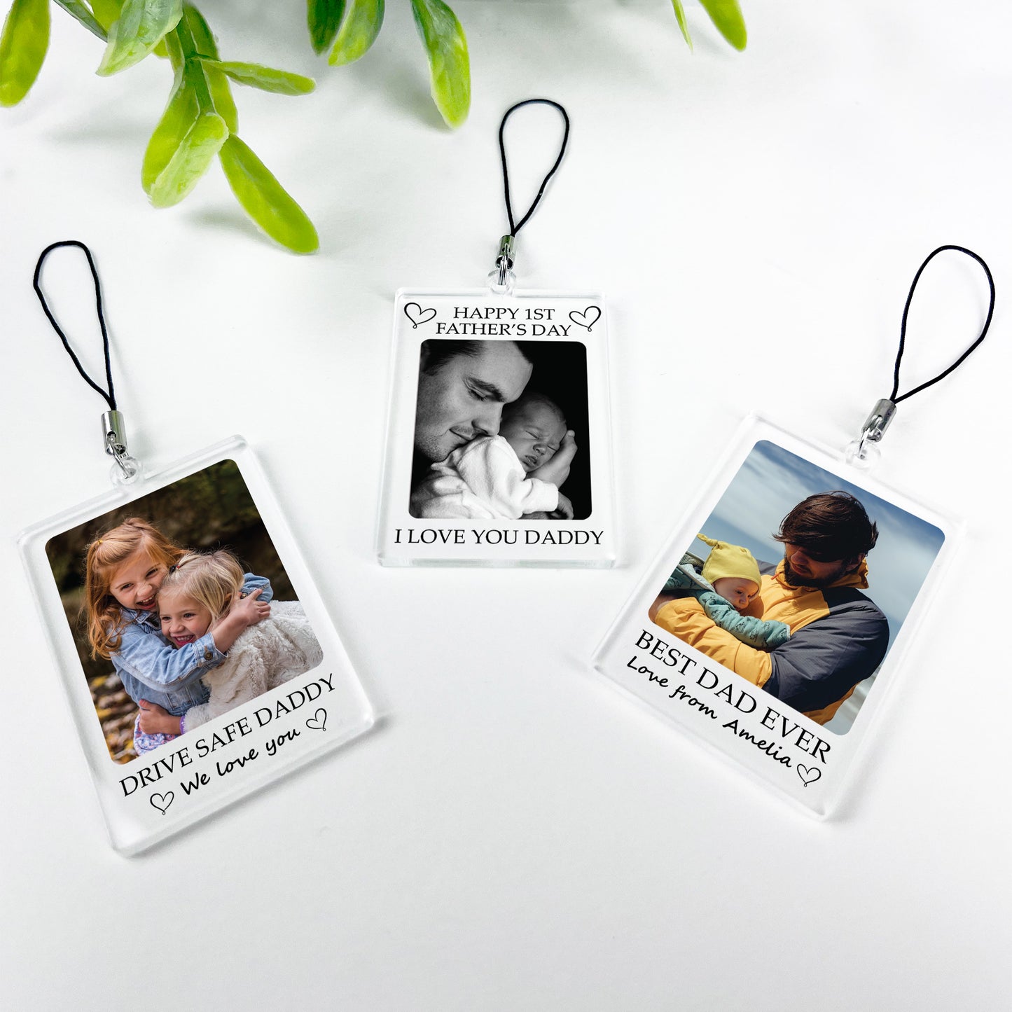 PERSONALISED 1st Fathers Day Gift For New Dad KEYRING Gift