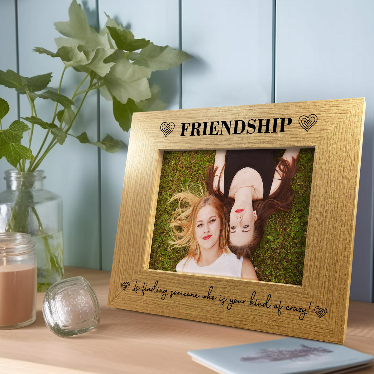 FRIENDSHIP Picture Frame Gift For Best Friend Funny Christmas